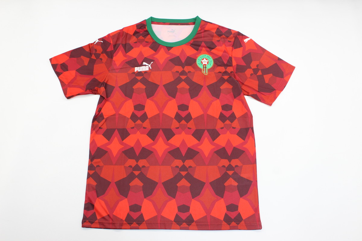 AAA Quality Morocco 23/24 Red Training Jersey